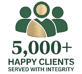 More than 5,000 happy clients served with integrity